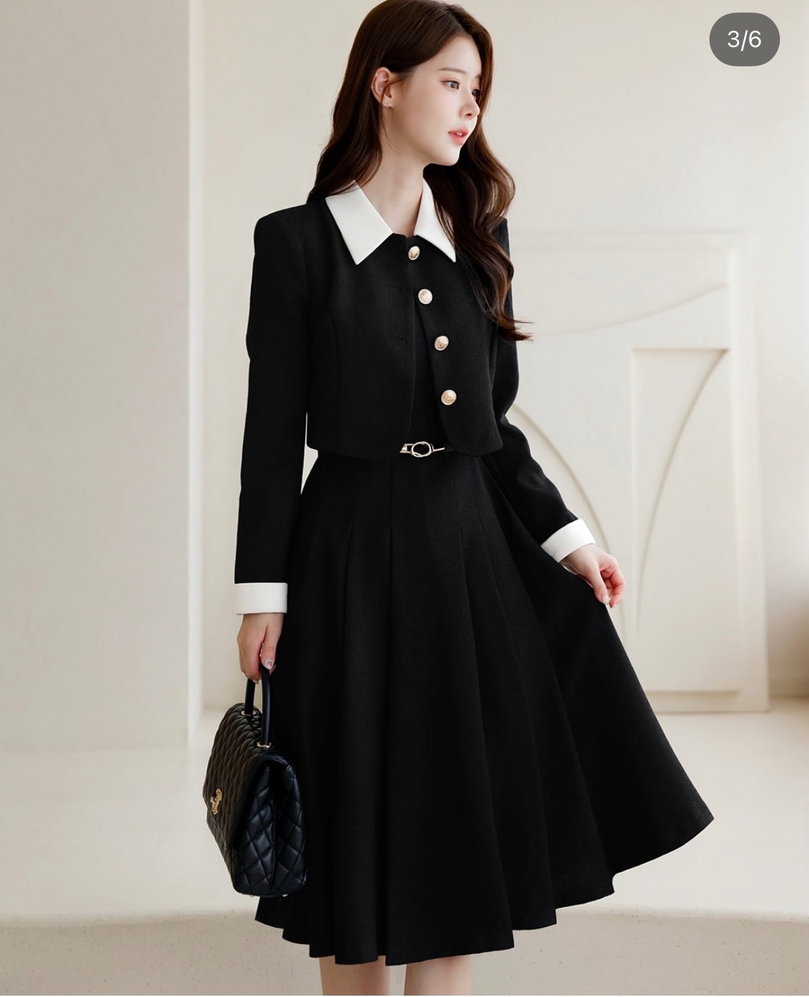 Magnifique robe de la marque Japonaise neuf avec étiquette, nom, matière twweed