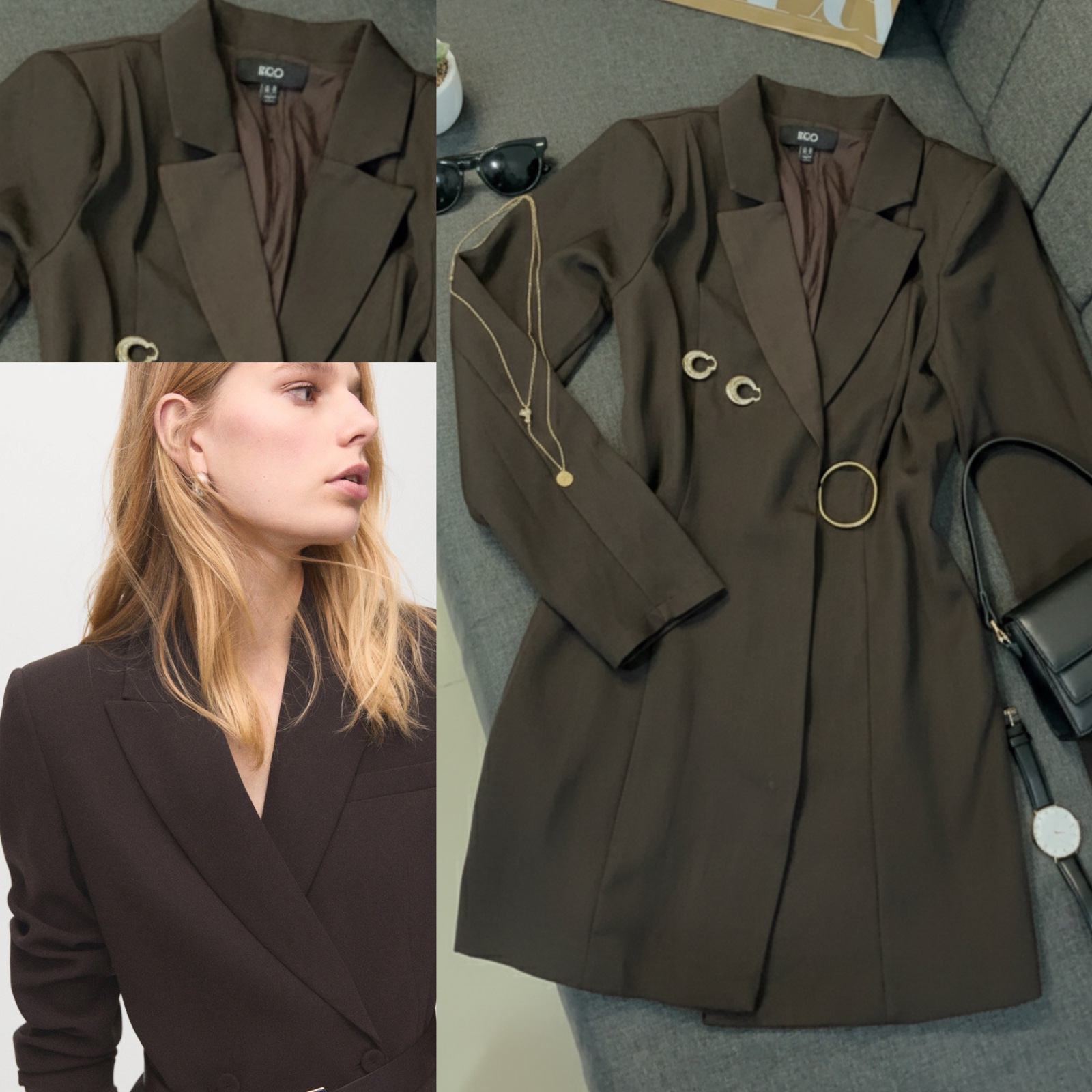 Robe epaulettes