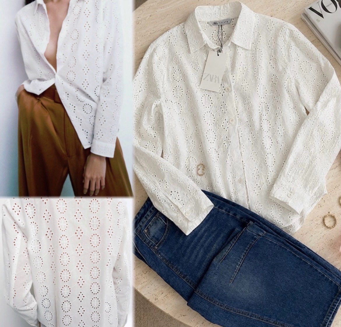 Broderie anglaise ZARA ( les photos reelles )