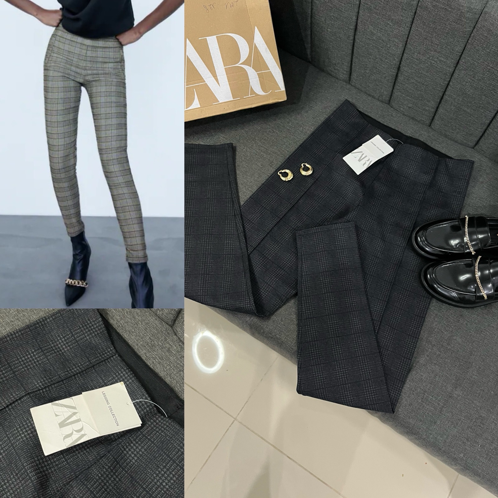 Legging gris zarz neufff