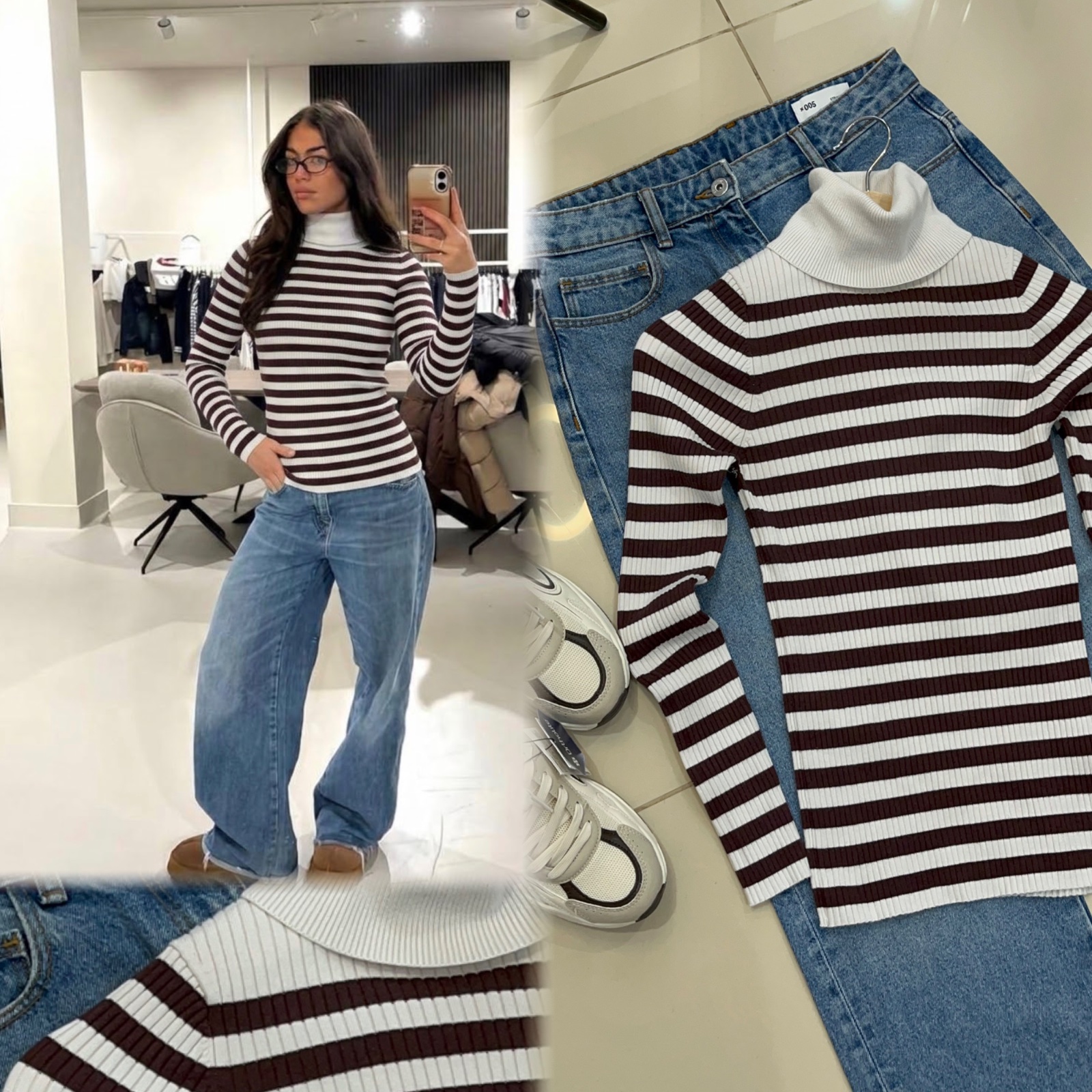 Pull basique, Primark, Col roulé Les photos sont réelles