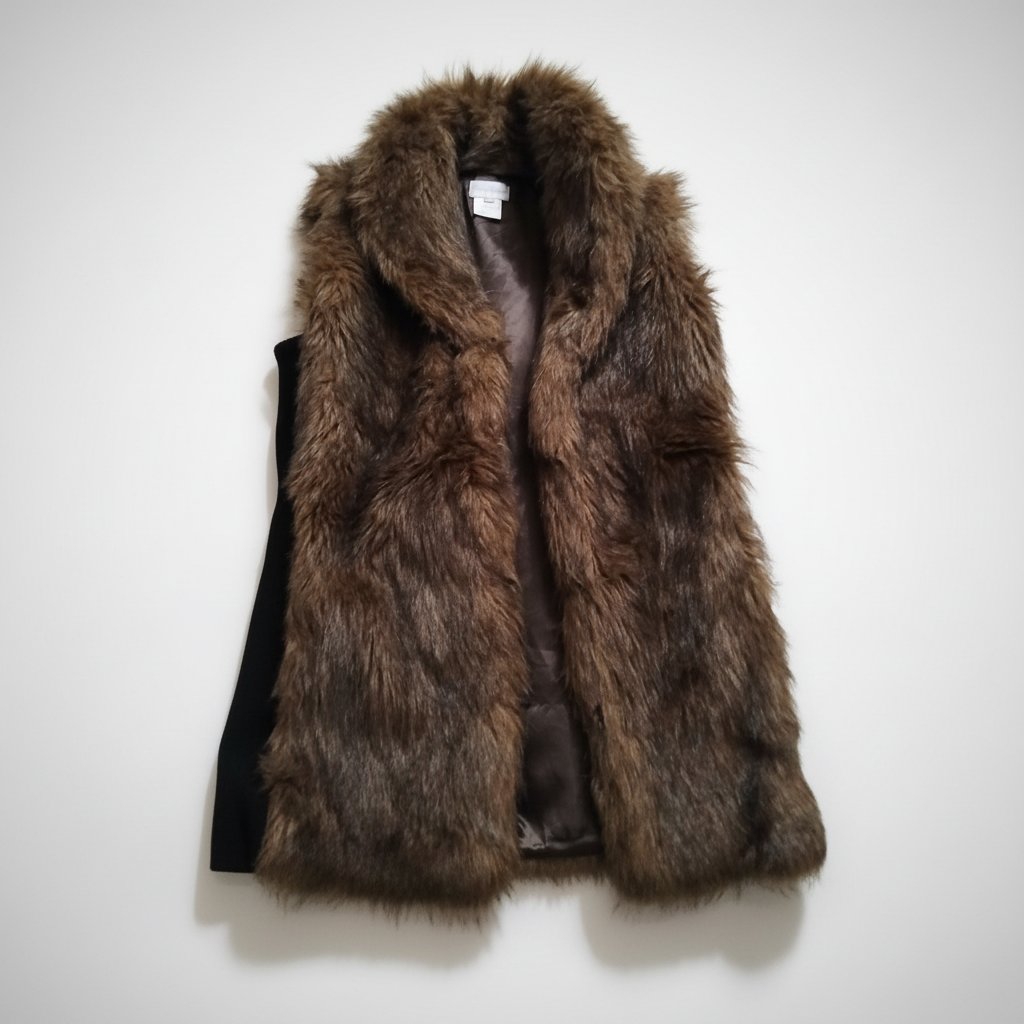 Veste en fourrure Sans manches 