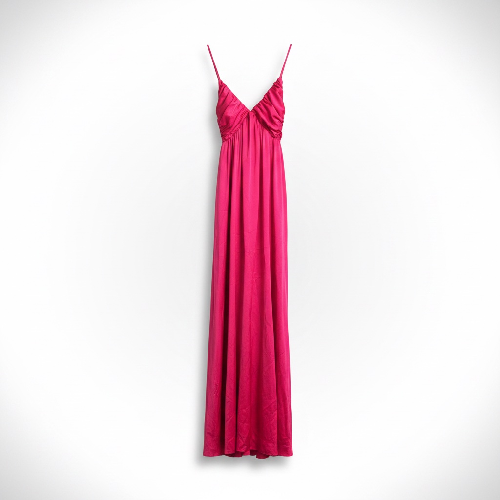 Robe rose fuchsia