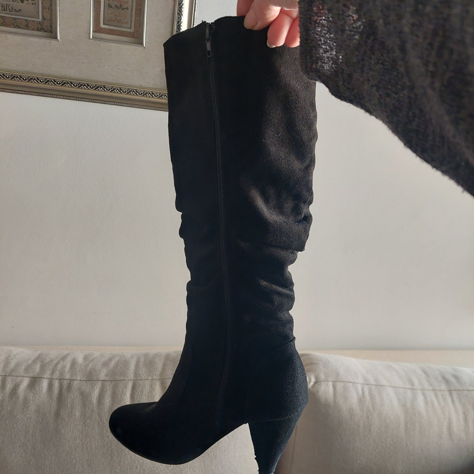 Bottes en daim
