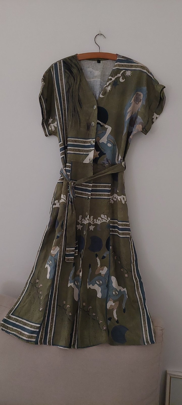 Jolie robe tissu imprimé 