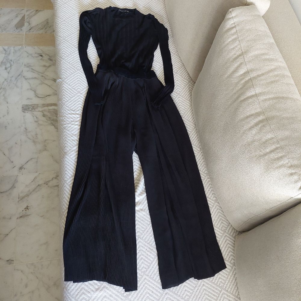 Pantalon plissé Zara+Pull Bershka offert