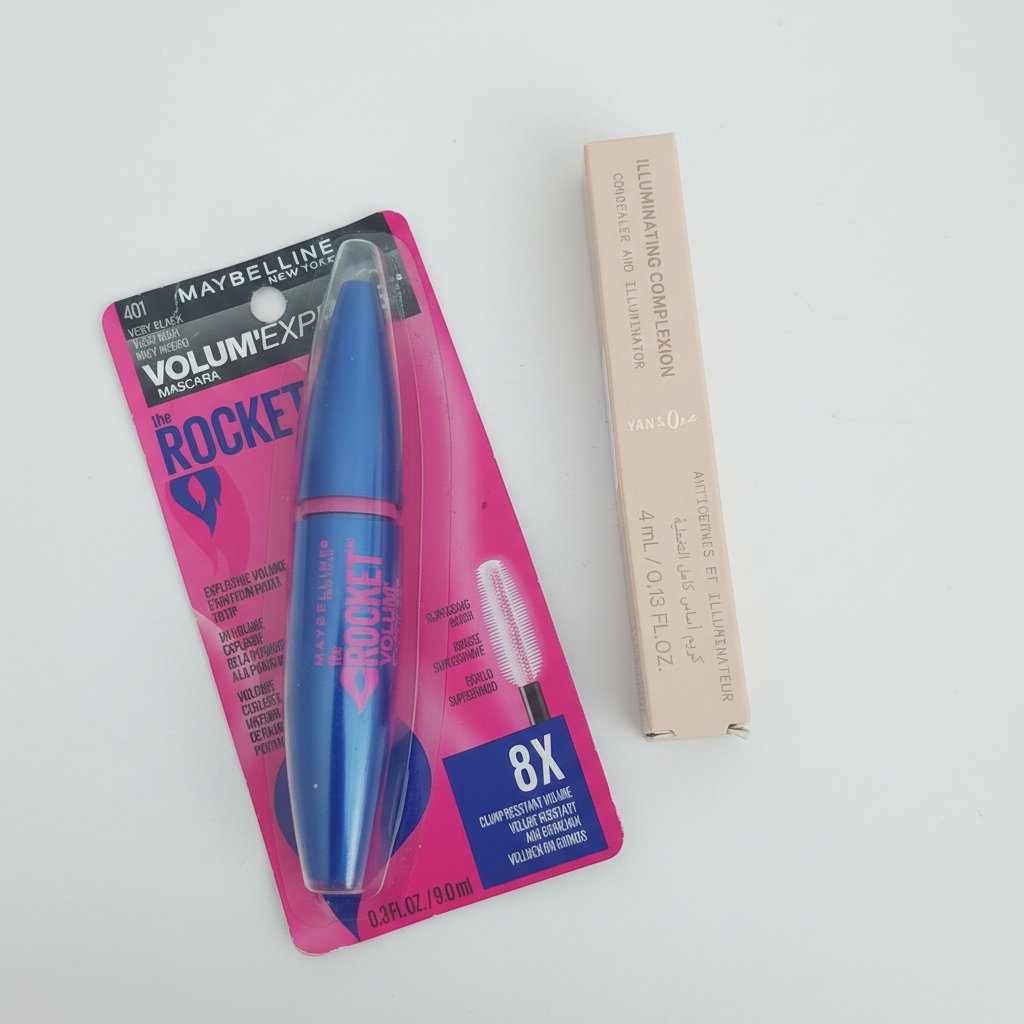 Mascara +concealer