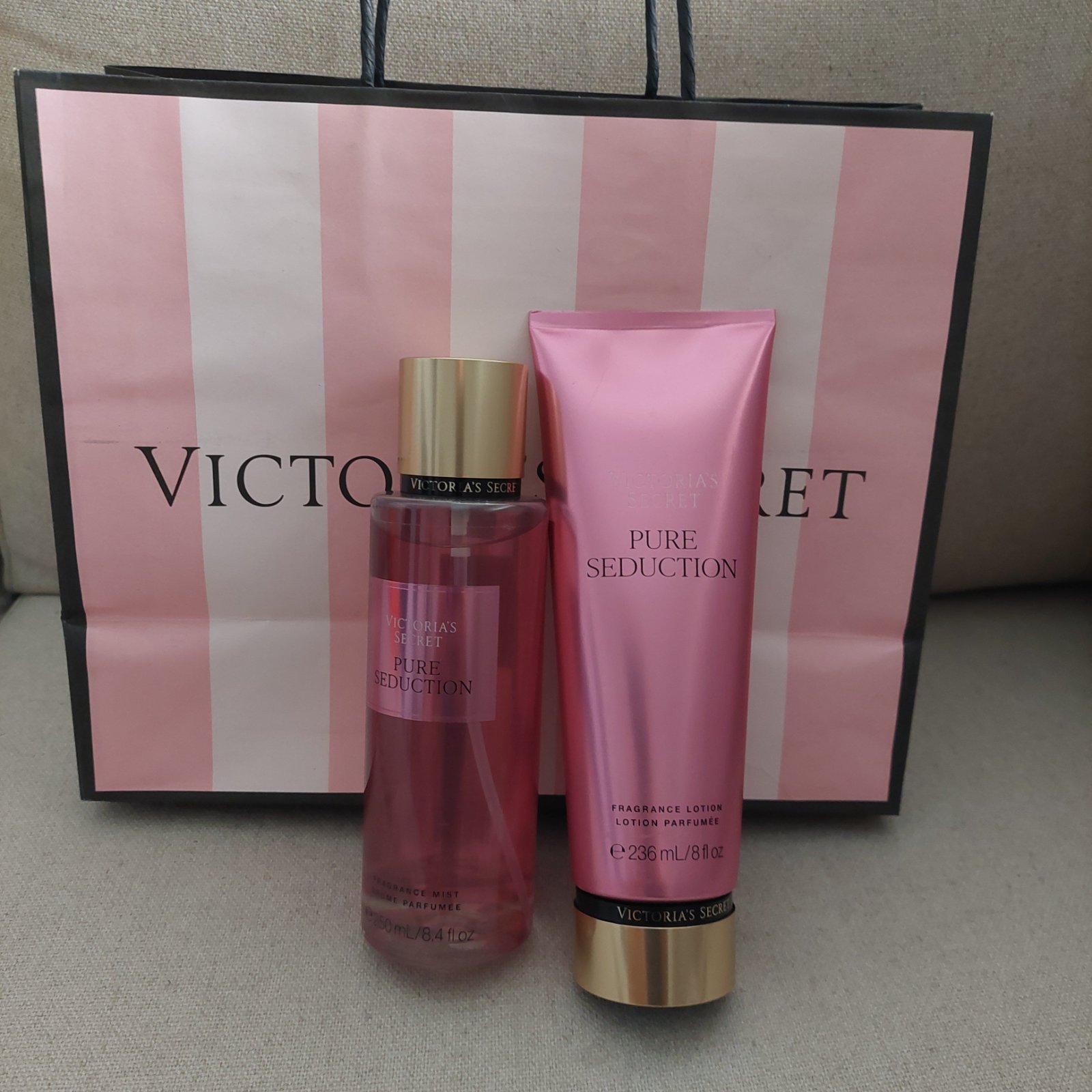 Brume + lotion Victoria's secret 250ml et 236 ml