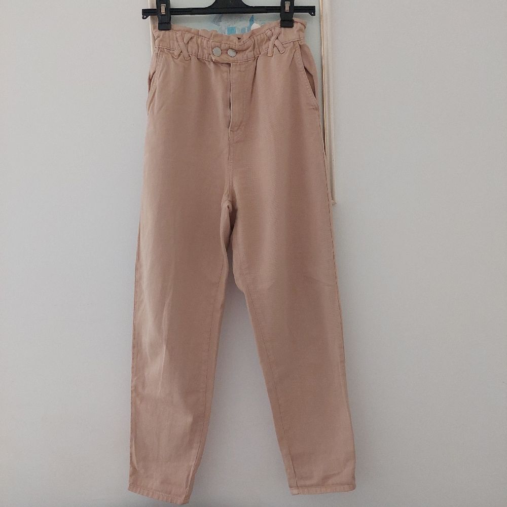 Pantalon taille haute 
