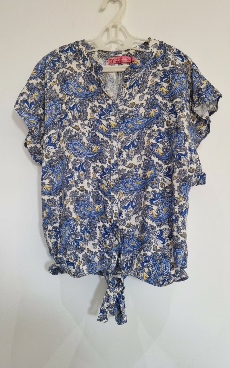Chemise multicolore 🤍💙🩶💛