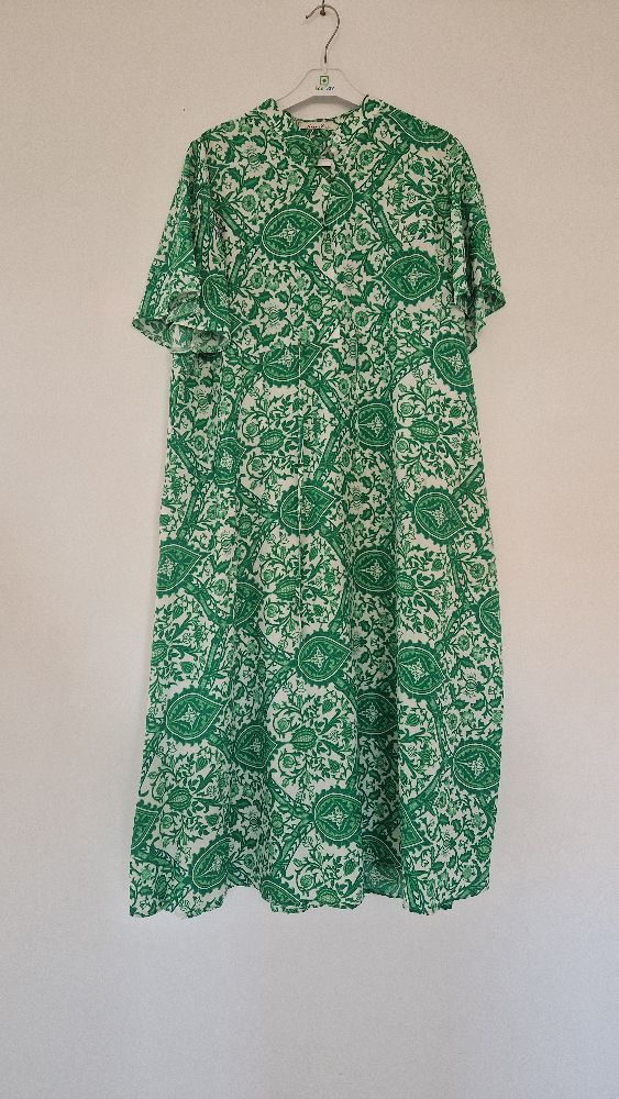 Robe verte/blanche