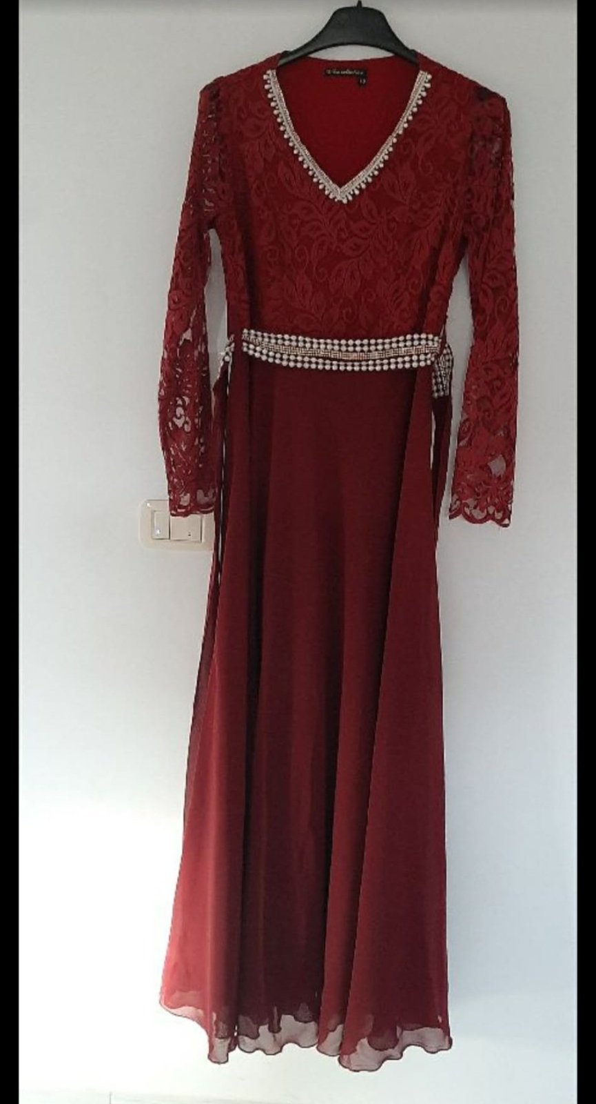 Robe rouge bordeau 😍