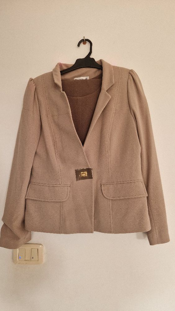 Ensemble beige/marron
