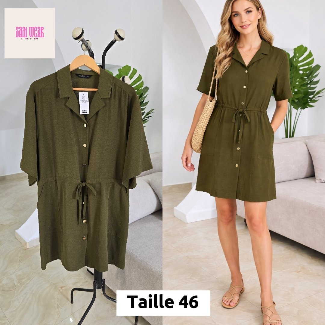 Robe chemise courte