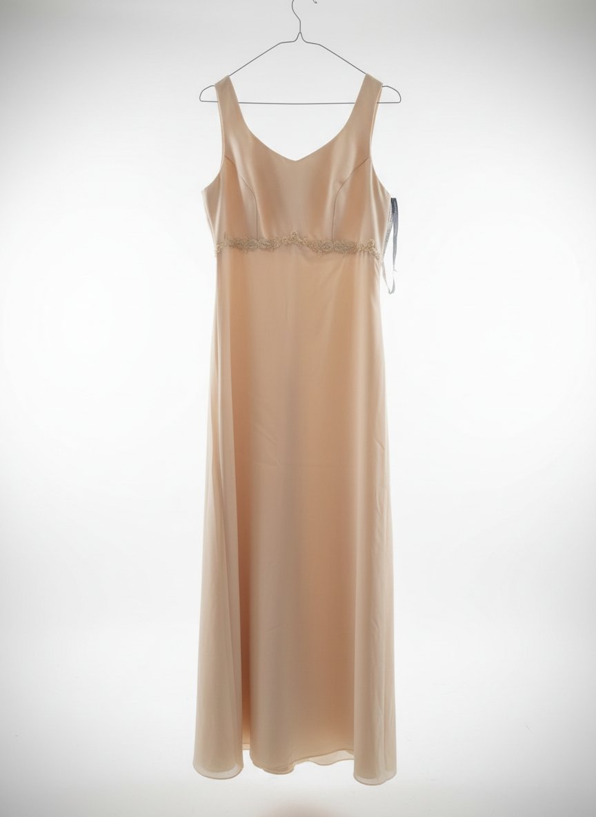 Robe soir beige
