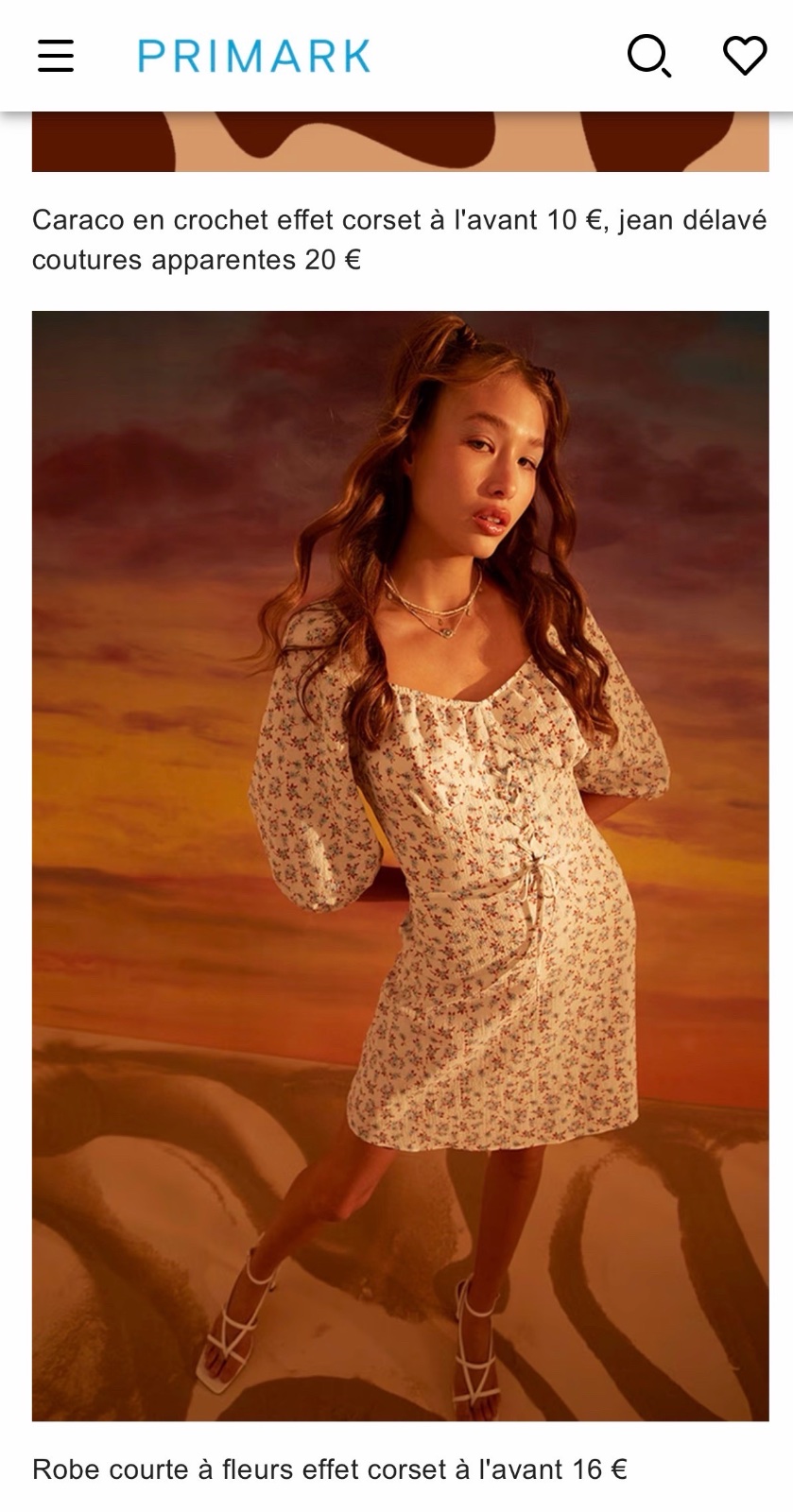 Robe primark