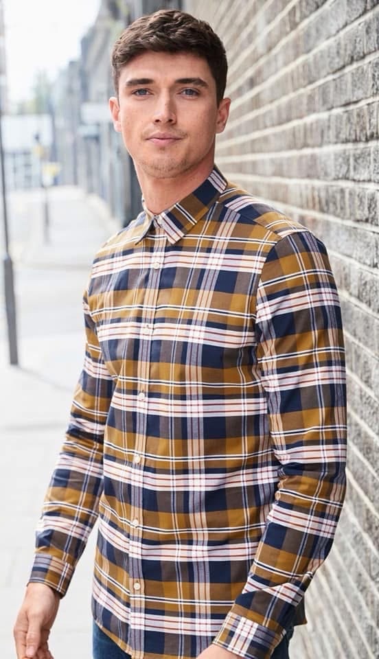 Chemise next slim fit coton 