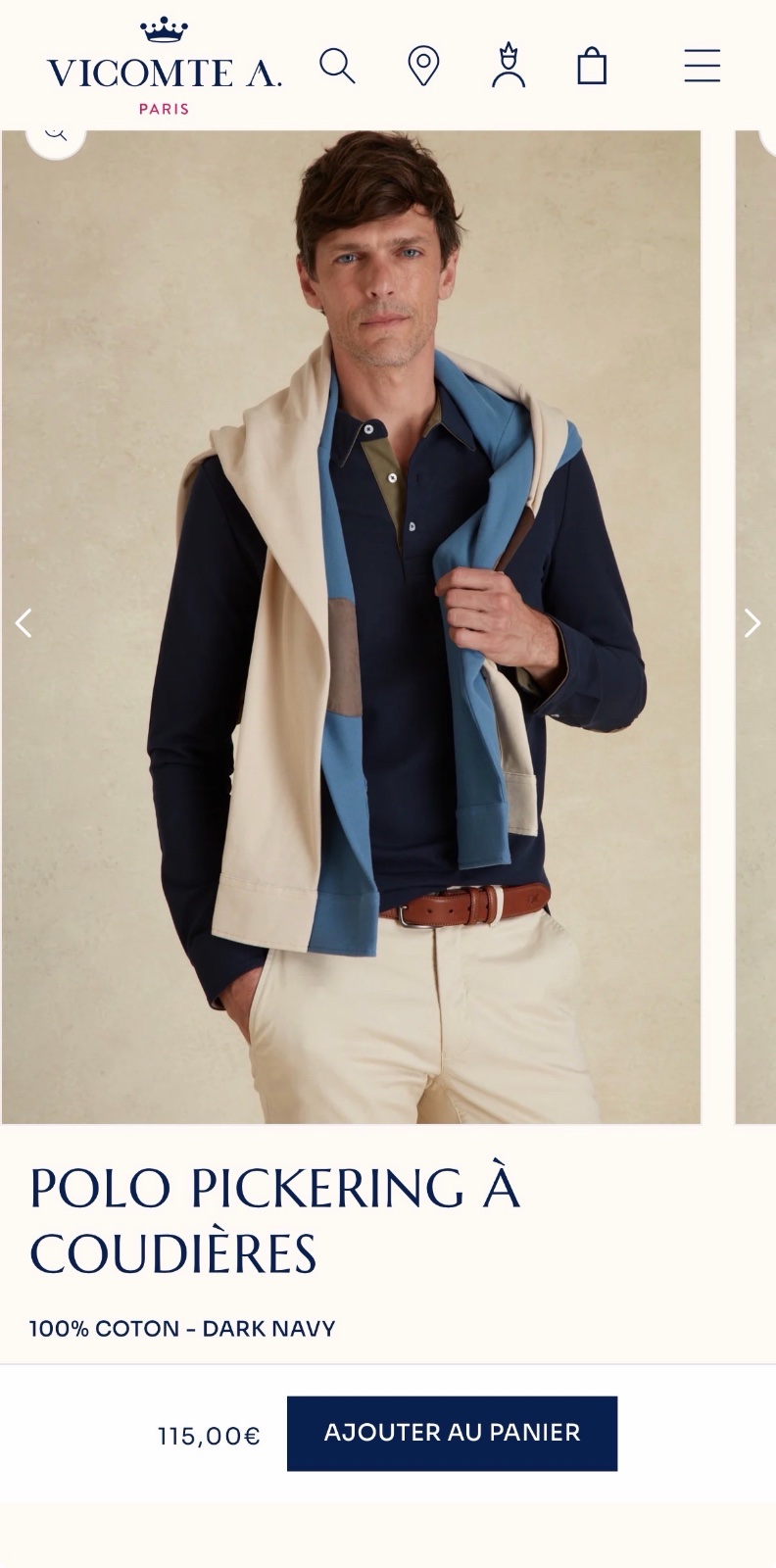 Vicomte A Polo authentique