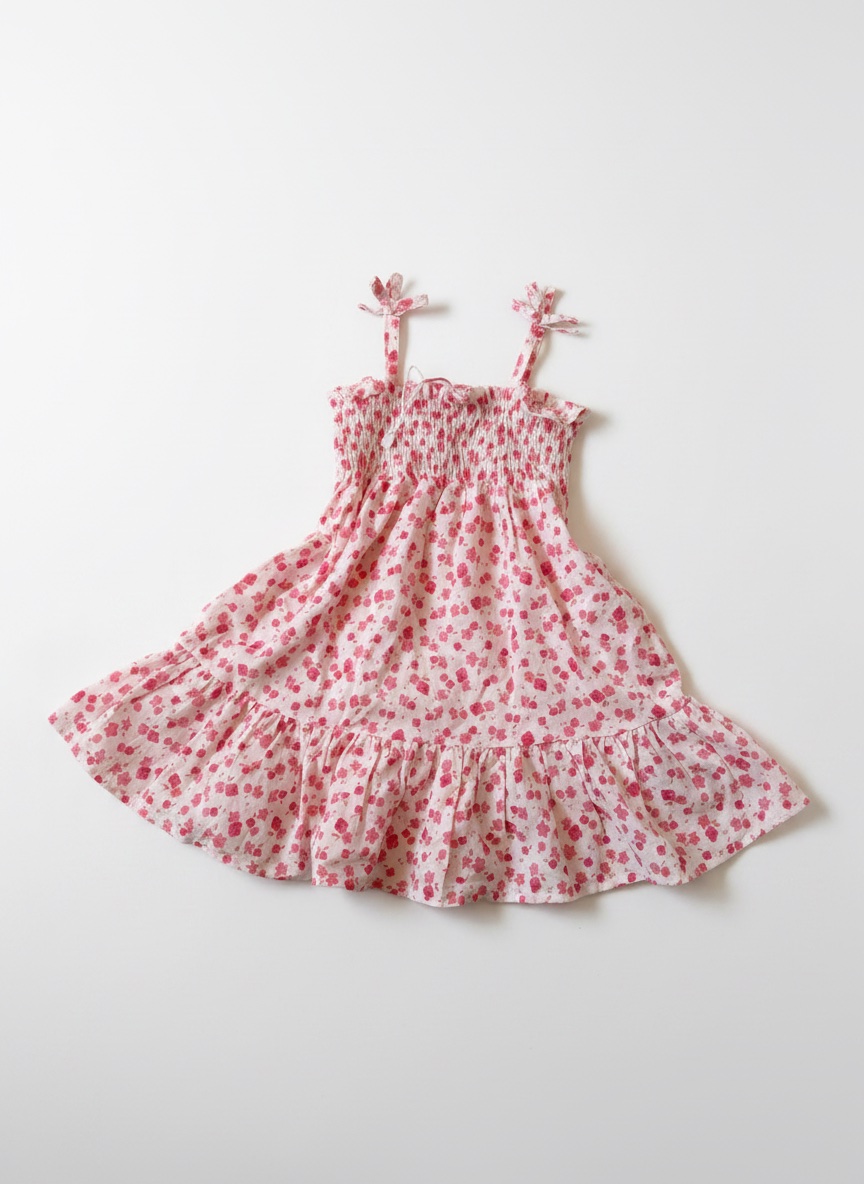 Robe fillette koton