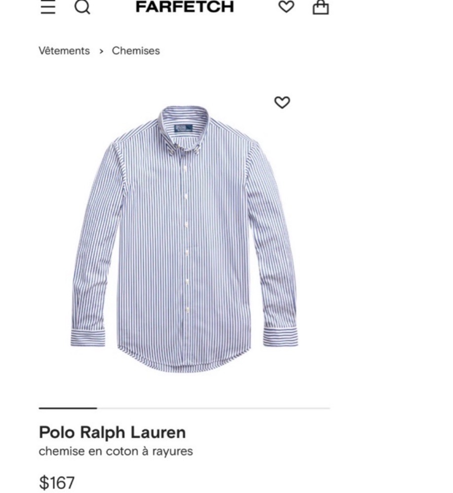 Chemise Ralph Lauren authentique