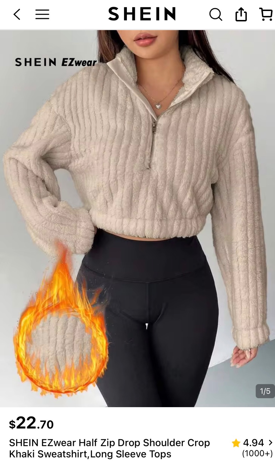 Sweat-shirt  Shein
