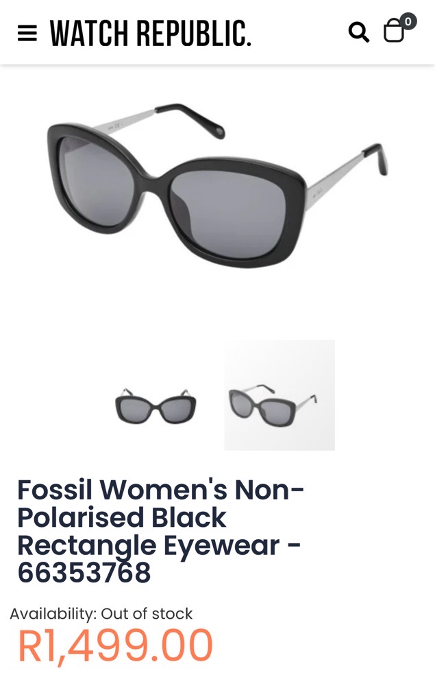 Lunettes Fossil 