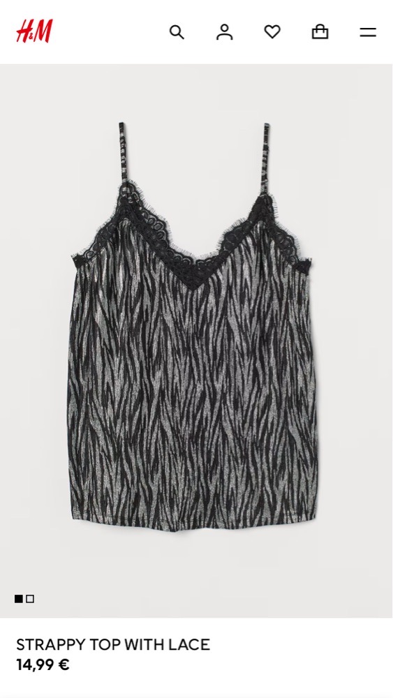 Haut nacré H&M