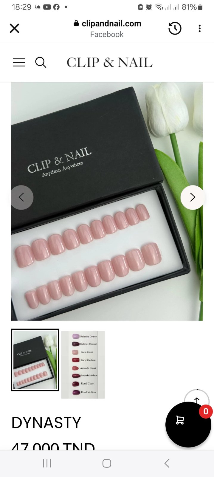 Press on nails