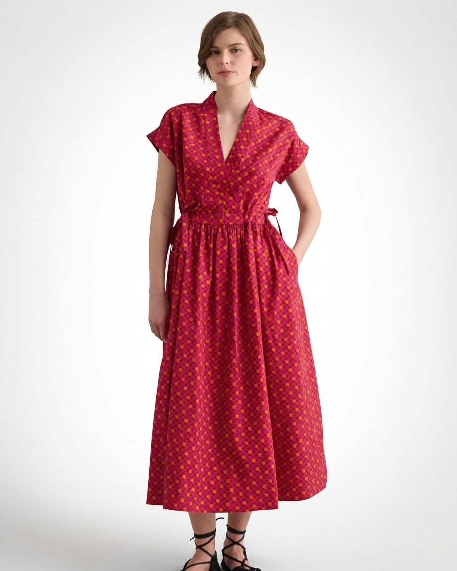 Robe midi importée 