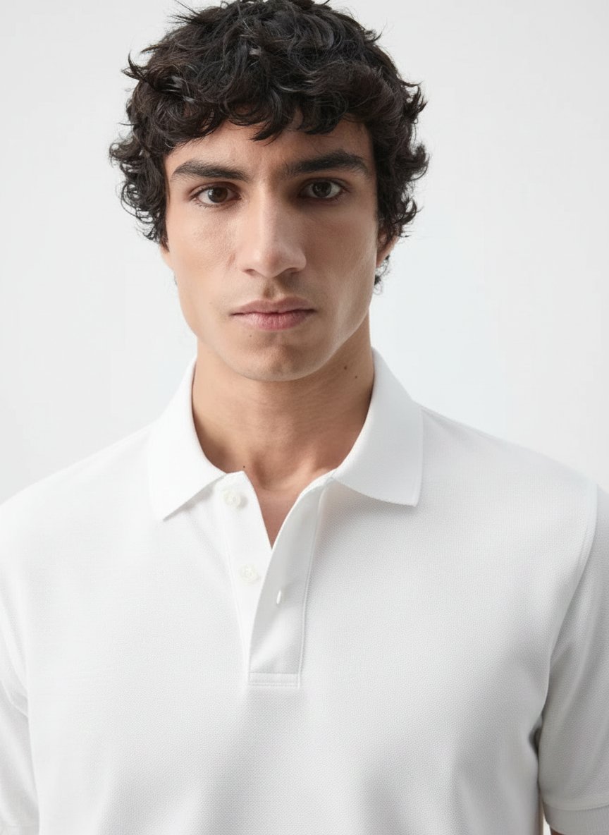 Polo piqué slim-fit mango authentique 