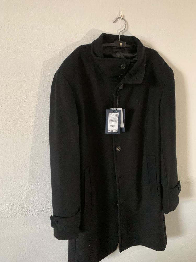 Manteau Cachemire noir en promo 