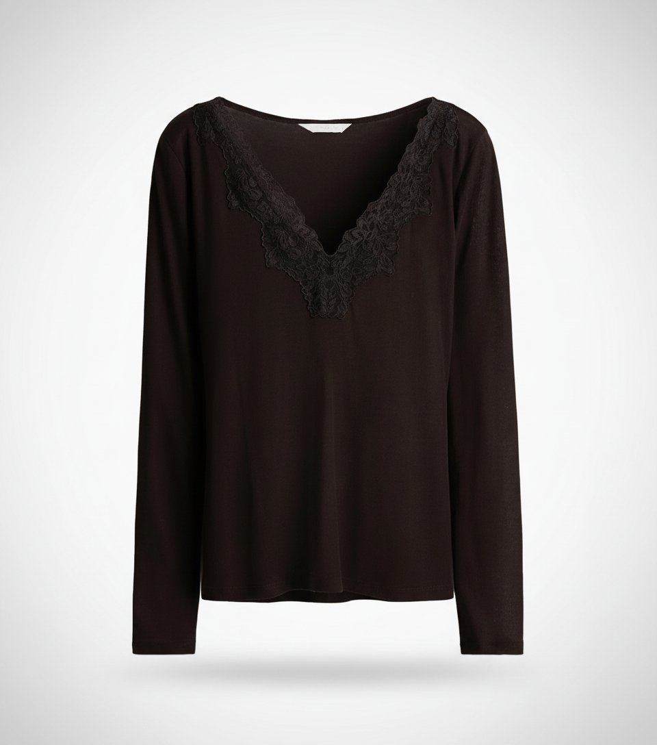 Pull avec dentelle importé 