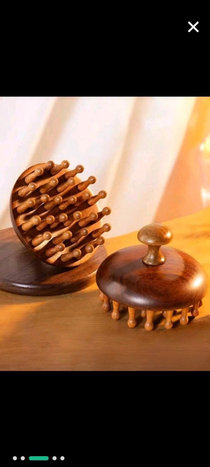 Brosse de massage en bois 