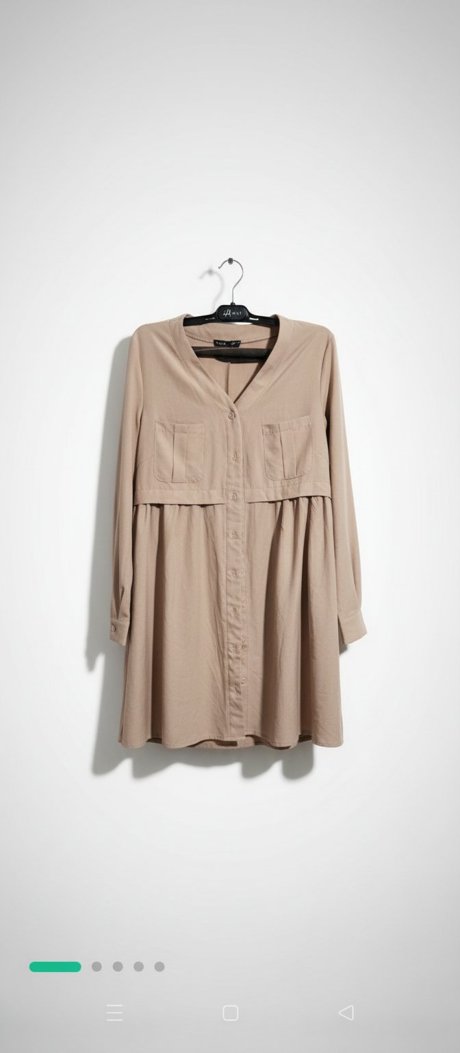 Chemise beige