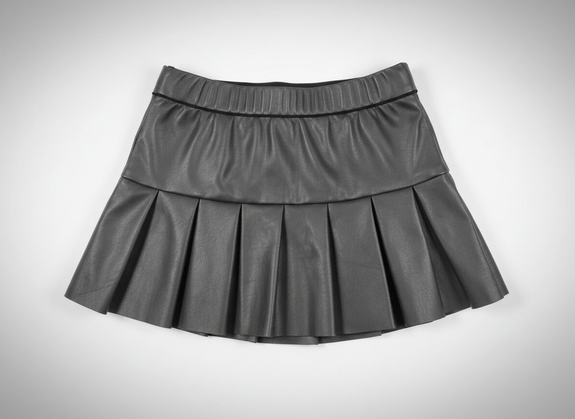 Jupe bébé simili cuir 