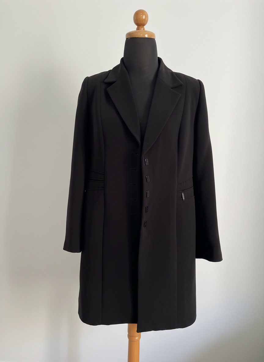 Manteau noir posé neuf sans etiquette 