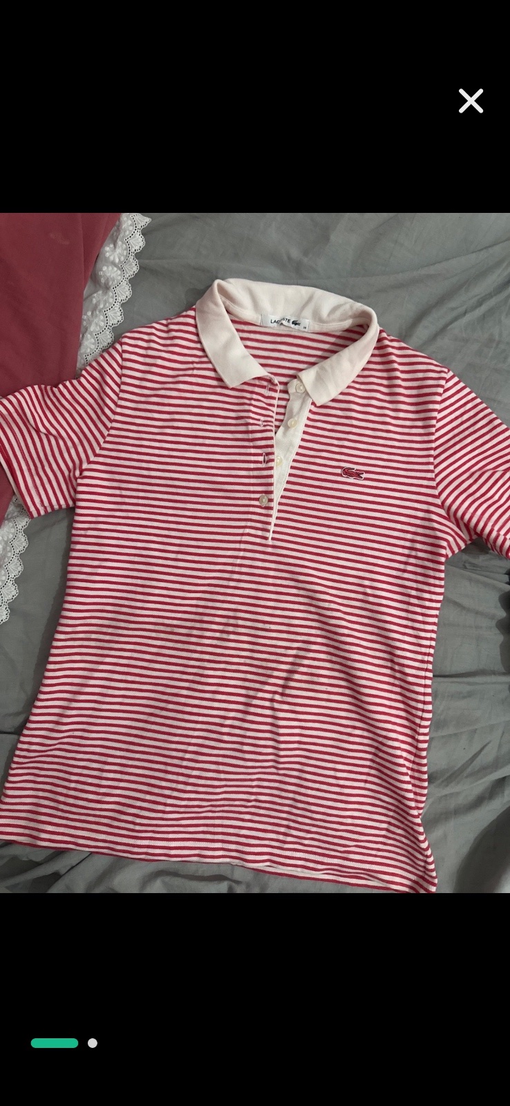 T-shirt lacoste authentic femme