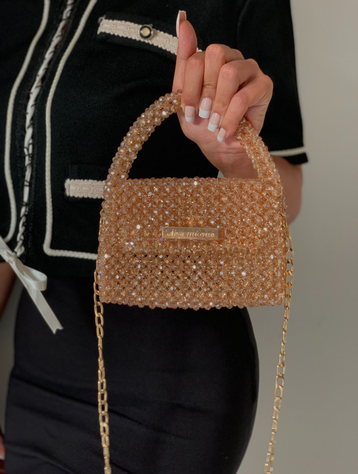 Sac en cristal miel 🤎💫 