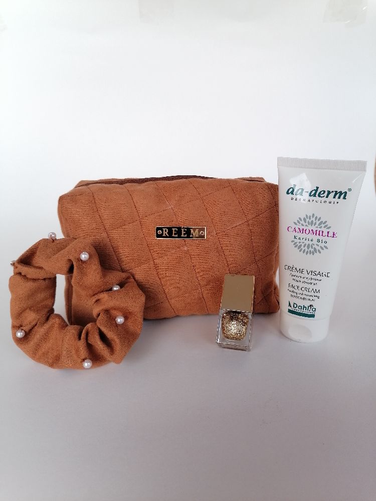 Trousse make-up +chouchou 🤎✨