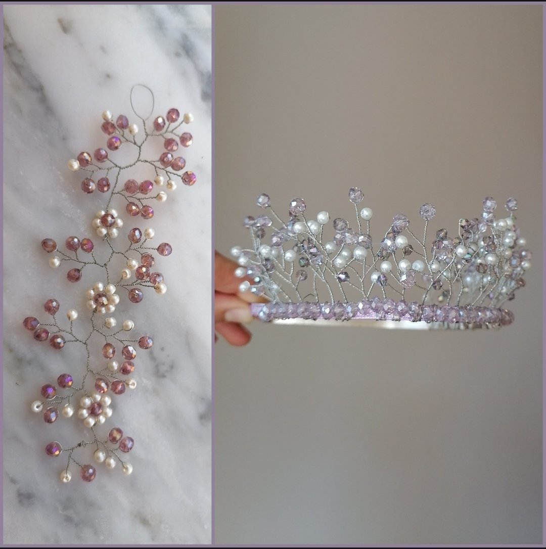 Couronne 👑 + broche cheveux ✨ 