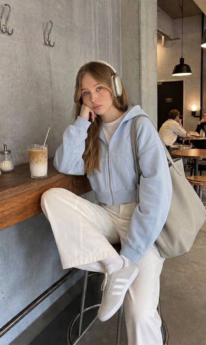 Capuche bleu pastel 💫 