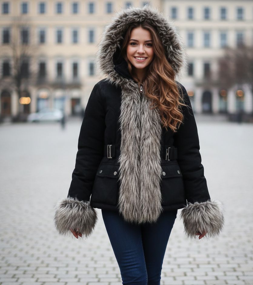 Manteau noir 🖤🩶