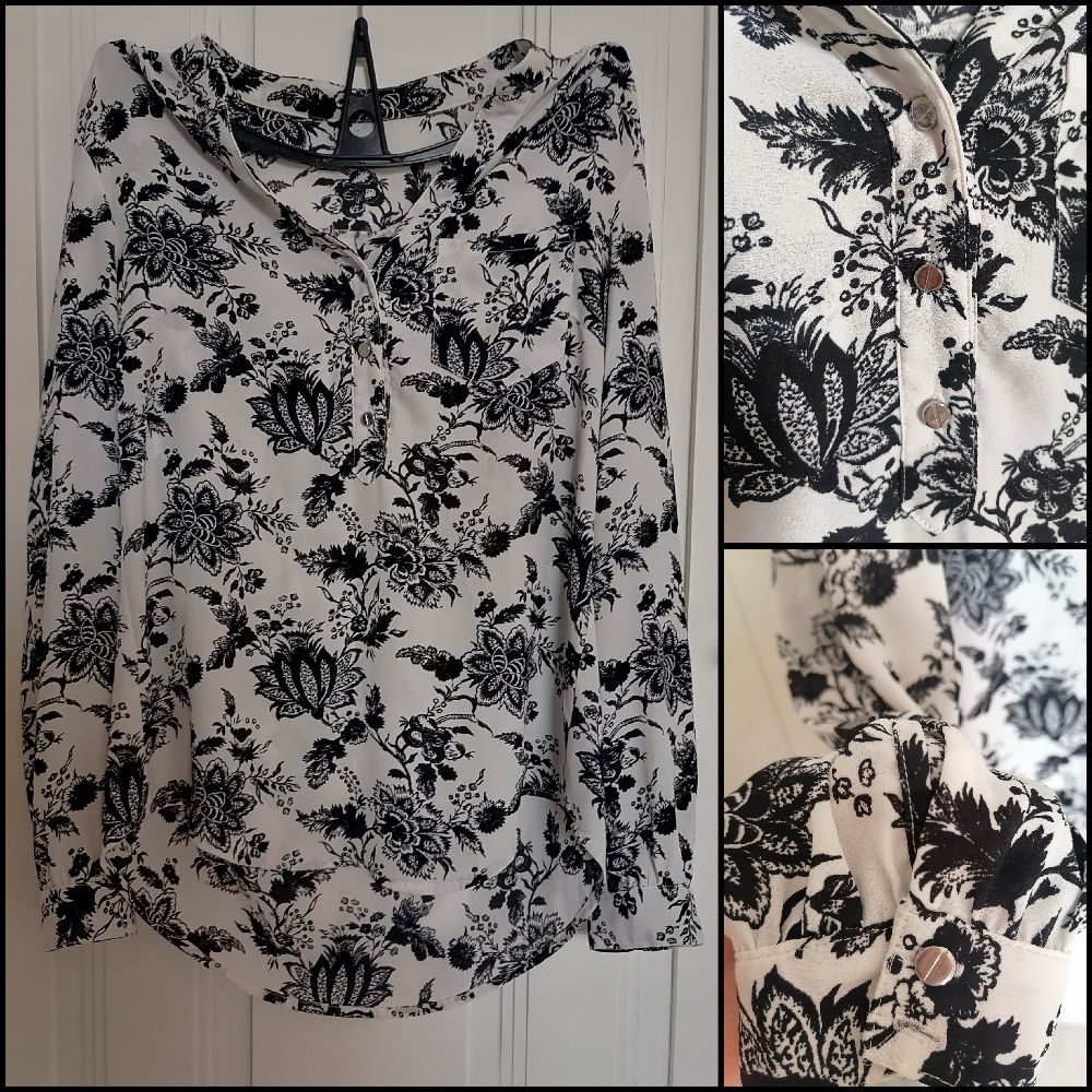 Chemise noir et blanc 
