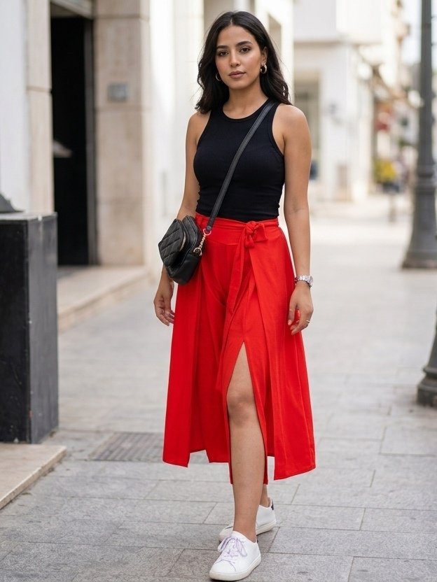 Pantalon rouge ❤️💫 
