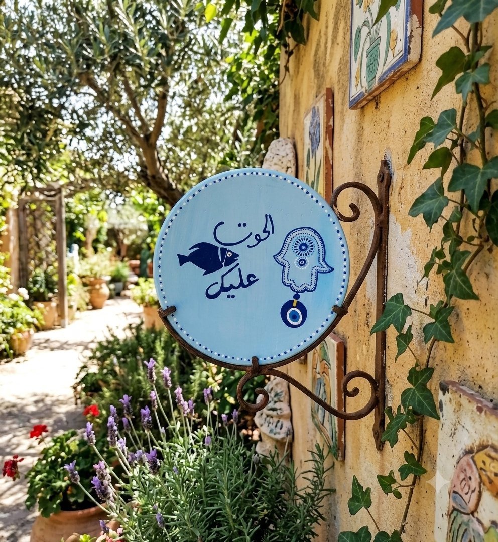 Plat décoratif (yet3al9) 🩵✨ 