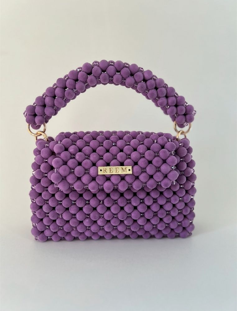 Sac en perle velours 💜✨