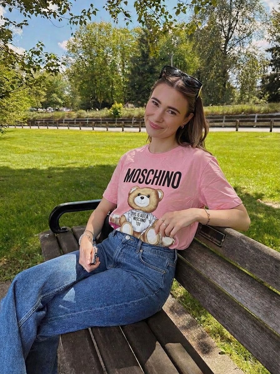 T shirt MOSCHINO rose 🩷🌸 