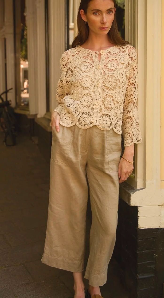 Pantalon Large en Lin Michael kors 🤎✨ 