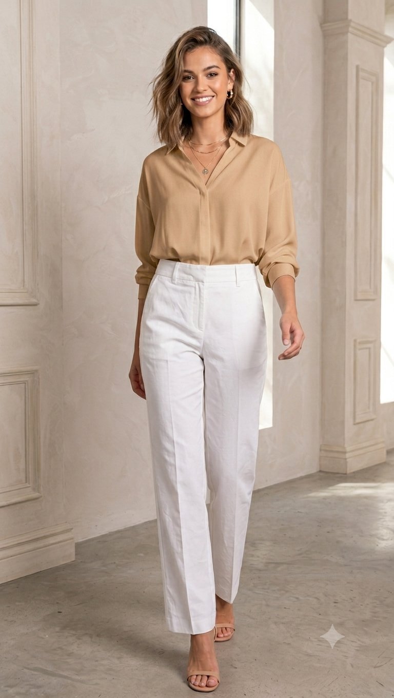 Pantalon blanc 🤍✨ 