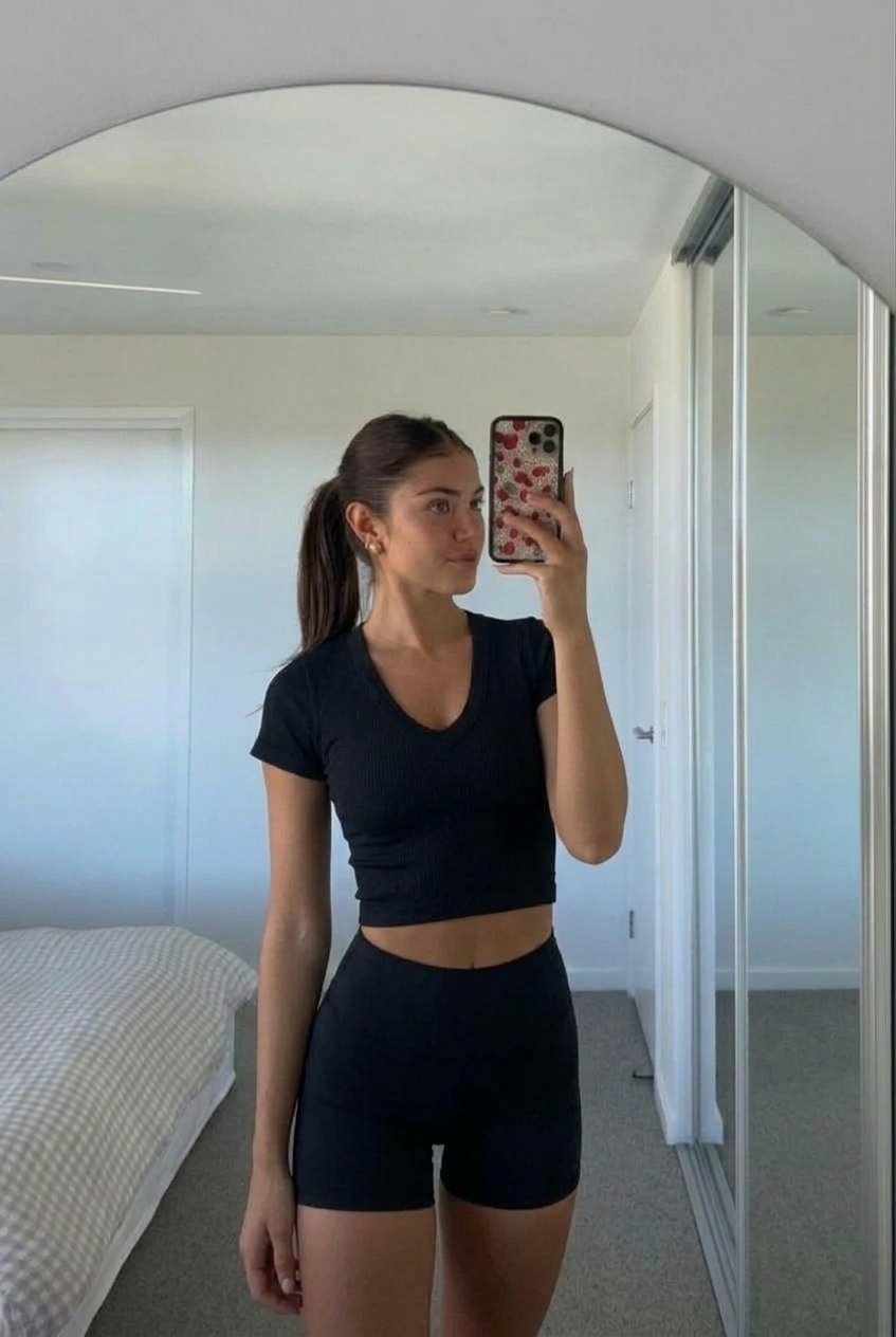 Crop top noir 🖤 